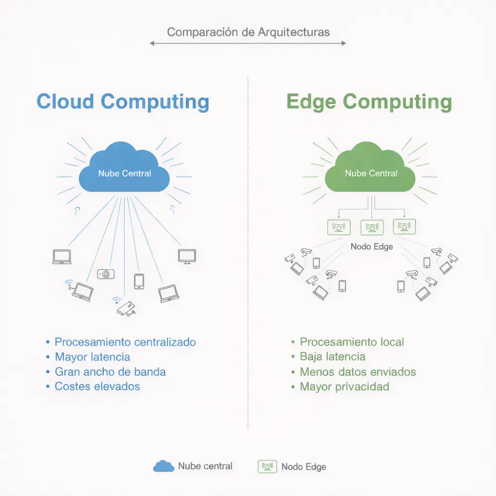 Edge Computing vs Cloud Computing: qué opción necesita tu empresa