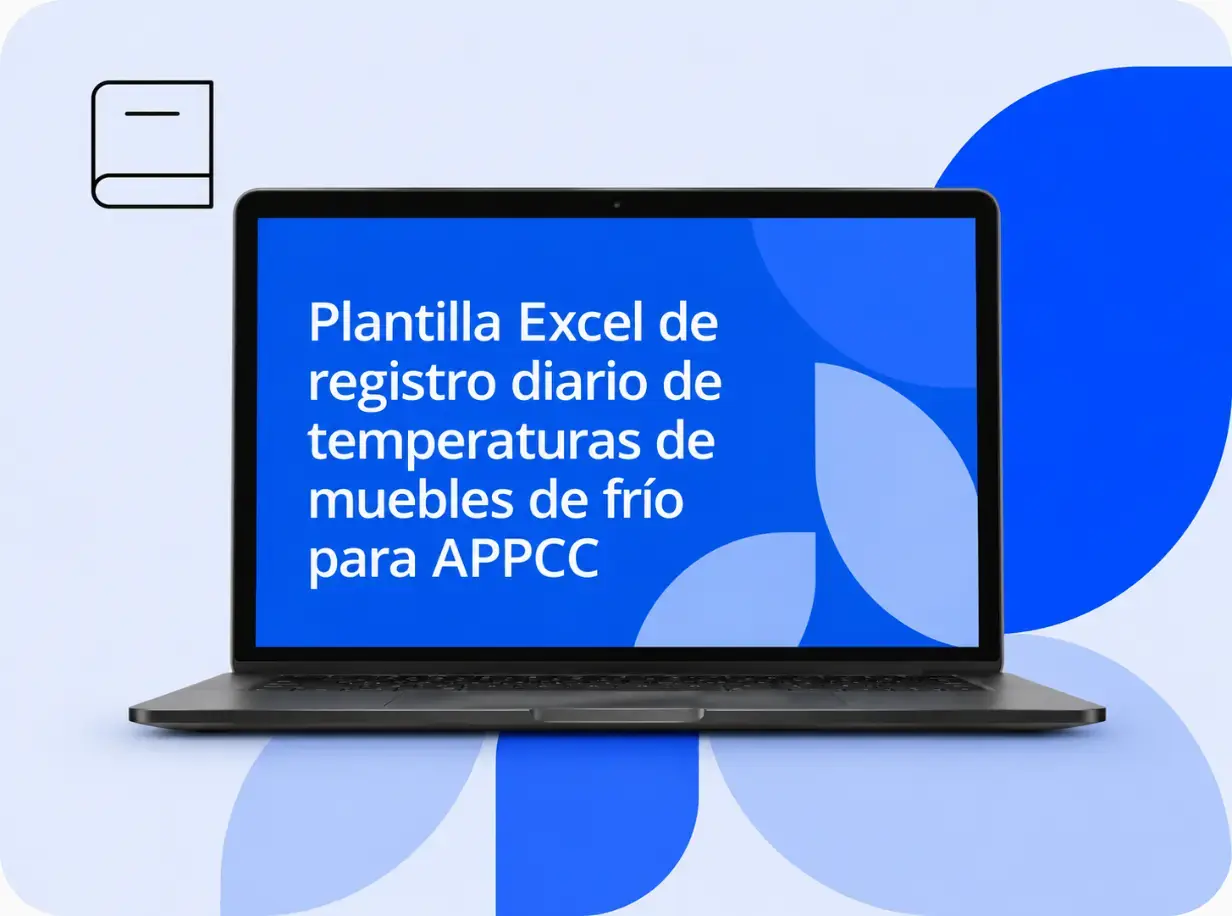 Plantilla Excel de registro diario de temperaturas de muebles de frío para (análisis de peligros y puntos críticos de control (APPCC)