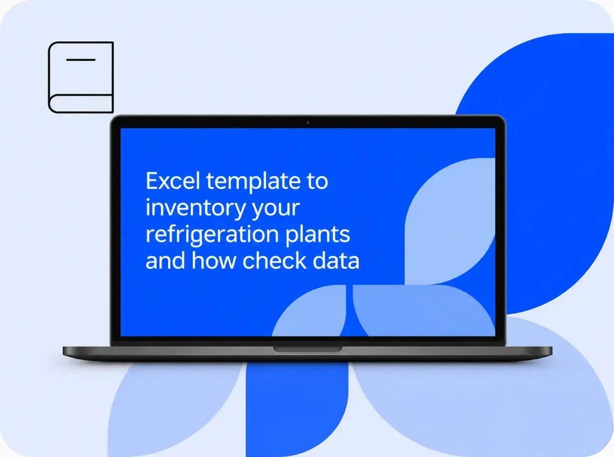EcoMT Excel template for refrigeration plant inventories and data access.